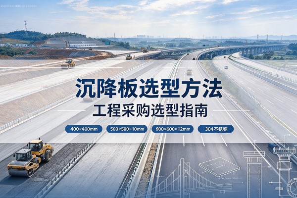 濉溪沉降板选择方法