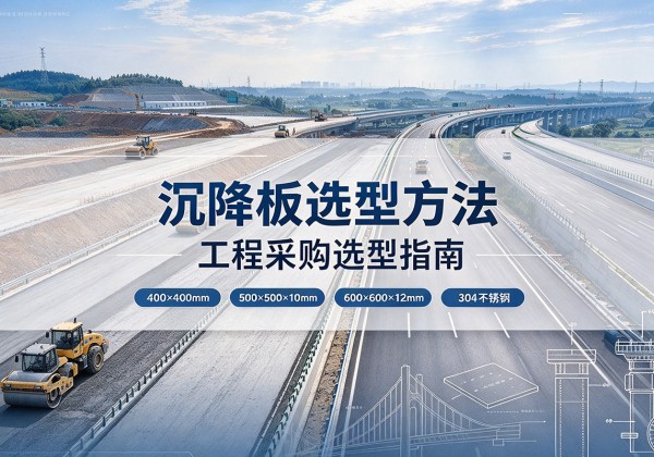 濉溪沉降板选择方法